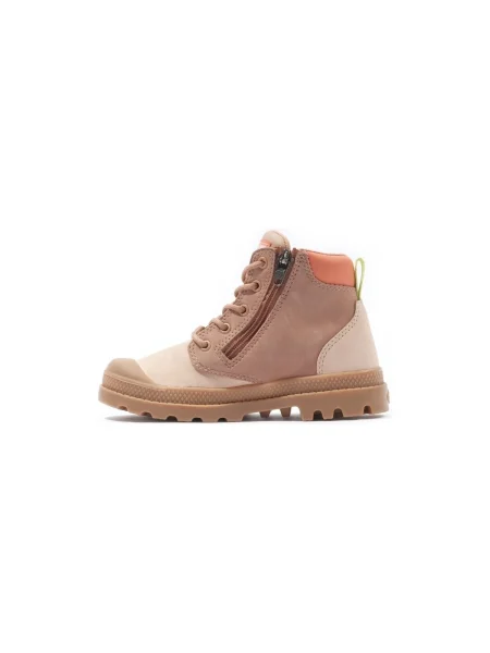 Botine copii Palladium bej