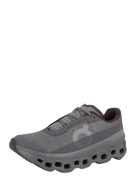 Sneakerși On cu strasuri gri
