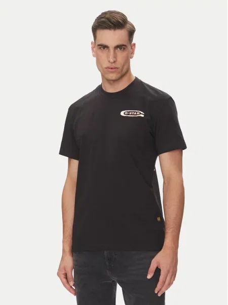 T-Shirt G-Star Raw μαύρο