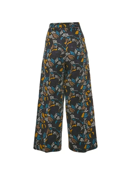 Φλοράλ παντελόνι 's Max Mara με σχέδιο μαύρο