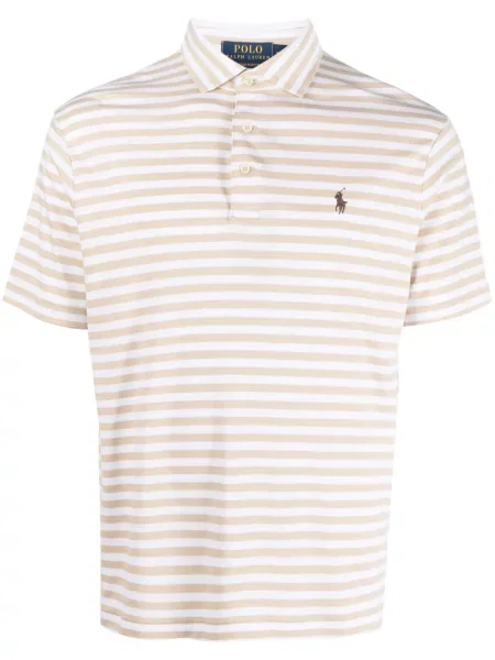 Majica Polo Ralph Lauren s vezom karirana zelena