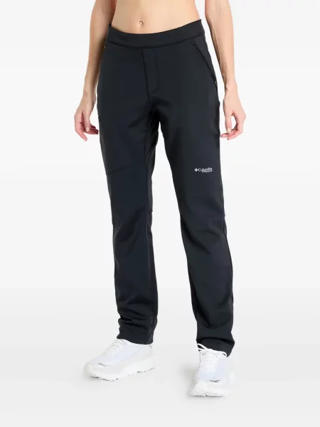 Spodnie Columbia z wysoką talią softshell czarne