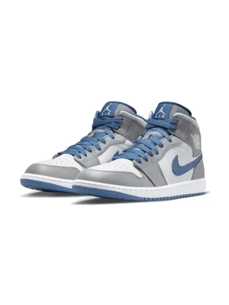 Sneakersy Jordan Air Jordan 1 skórzane niebieskie