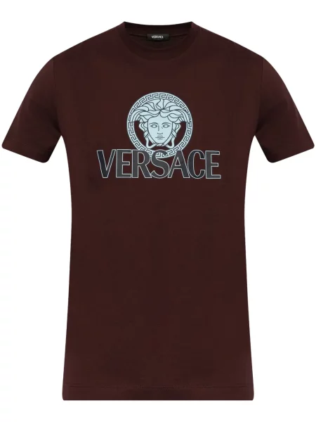 Tricou Versace cu imagine roșu
