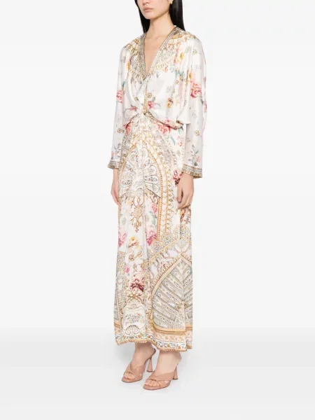 Sukienka Camilla garniturowa biała