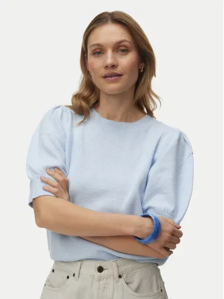 VERO MODA Pulover VMDOFFY svijetloplava