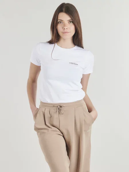 Guess Jeans Tričko biela