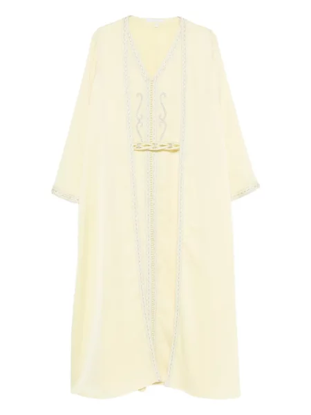 Rochie Reem Al Dhaheri cu broderie galben