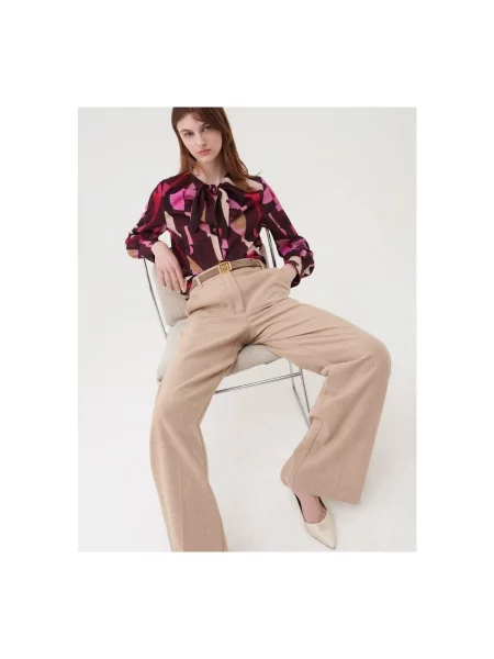 Pantaloni Marella roz