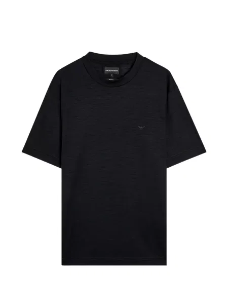 Tricou Emporio Armani cu autograf albastru