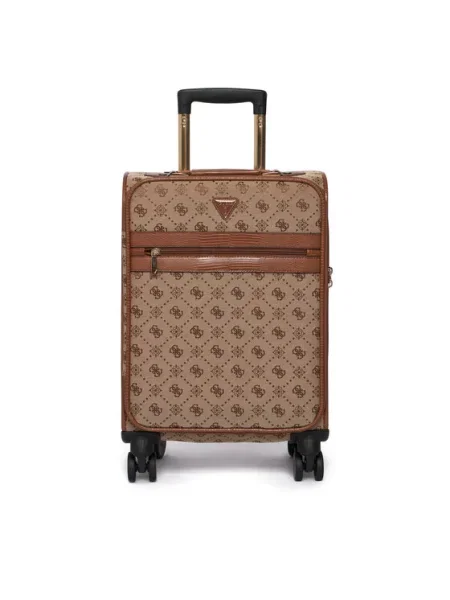Valiză de cabină Guess Melinda Logo bej