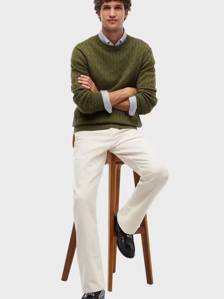 Класичний светр Tommy Hilfiger зелений
