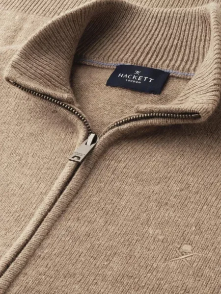 Cardigan Hackett tricotate cu nervuri