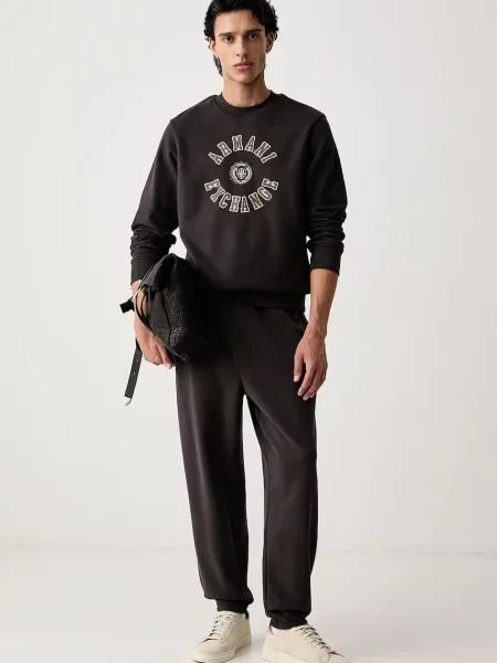 Armani Exchange hanorac pentru bărbați din gri