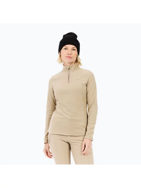 Дамски суитшърт Protest PRTRemutez Zip Active bamboobeige бежово