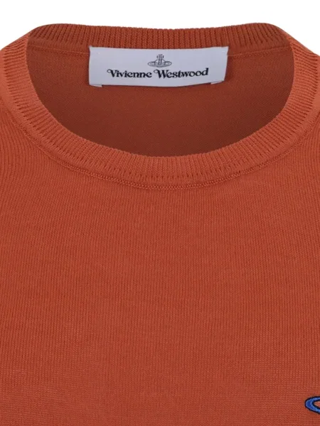 Тениска Vivienne Westwood с кръгло деколте оранжево