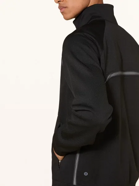 Lululemon Tréninková Bunda Pace Breaker / tmavě šedá černá