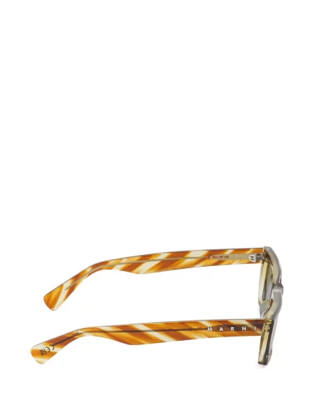Saulės akiniai Marni Eyewear be kulniuko ruda