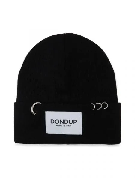 DONDUP made in Italy Căciulă cu adaos de lână negru