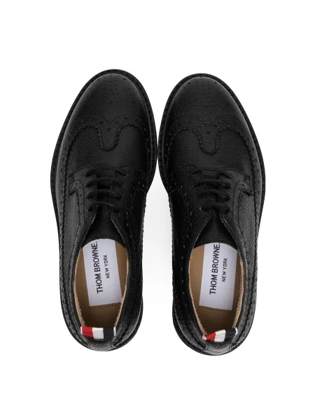 Dětské polobotky Thom Browne černé