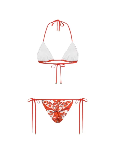 Bikini Dolce & Gabbana cu imagine portocaliu