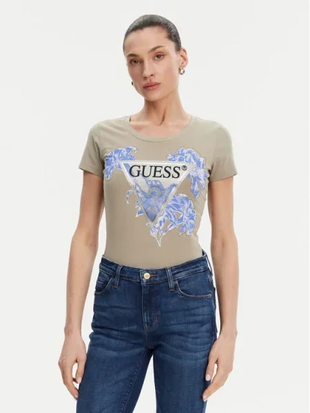 Guess t-shirt zielony