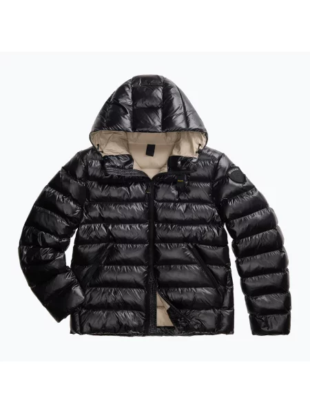 Geacă pentru bărbați Blauer USA Adams black inside beige negru