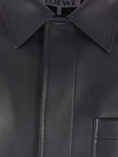 Geanta de piele Loewe negru