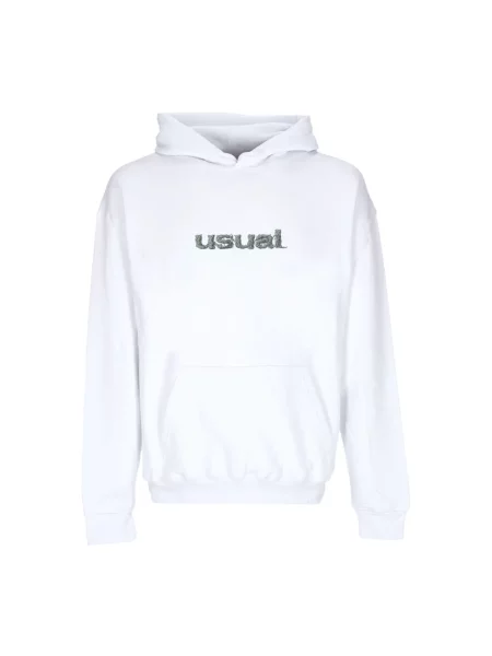 Bluza z kapturem Usual z kapturem z długim rękawem biała