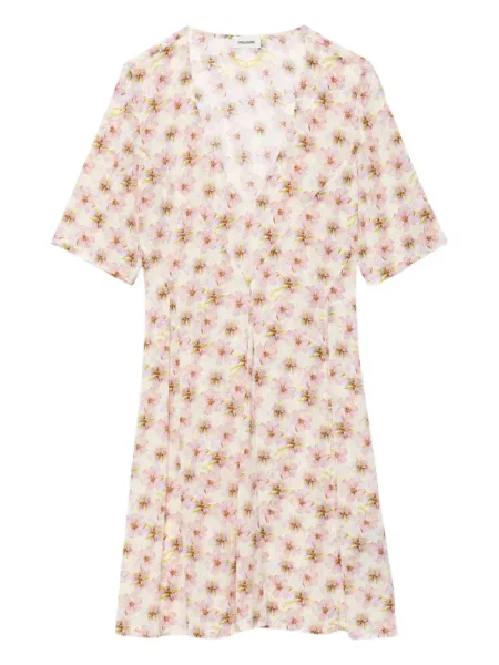 Rochie mini Zadig&voltaire cu model floral cu imagine de costum