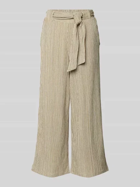 Kuloty z wysokim stanem i wiązanym Tom Tailor Denim