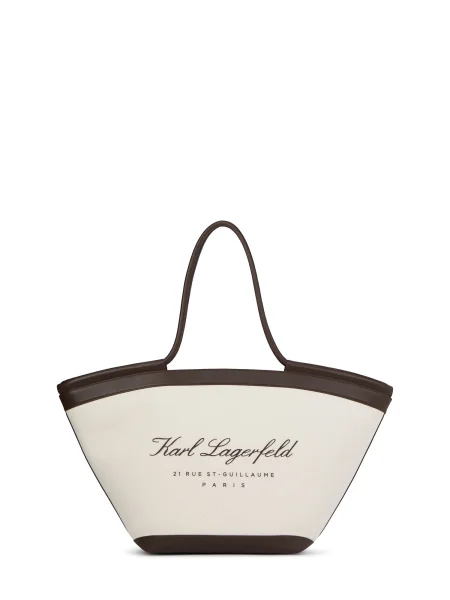 Geantă KARL LAGERFELD bej