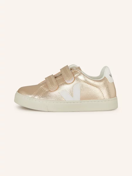 Veja Sneakersy Esplar rosegold białe