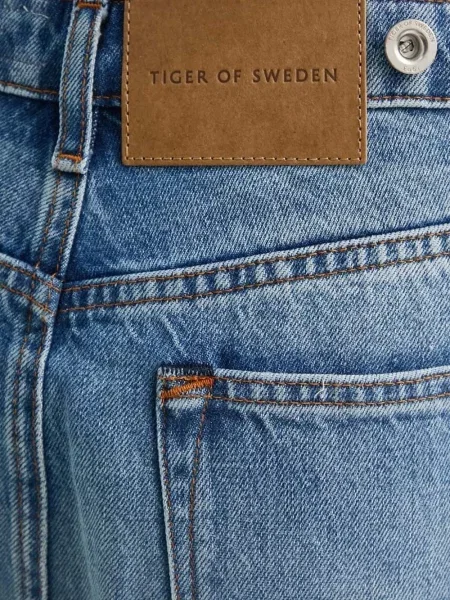 Traper suknja Tiger Of Sweden s uzorkom tigra plava