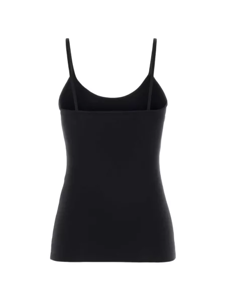 Top Off-white cu imagine stretch alb