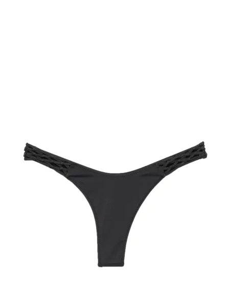 Bikini Frankies Bikinis țesuți cu bretele negru