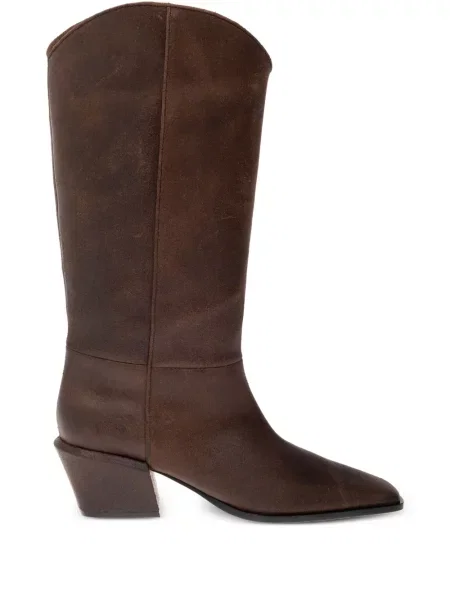 Botine Paris Texas din piele maro