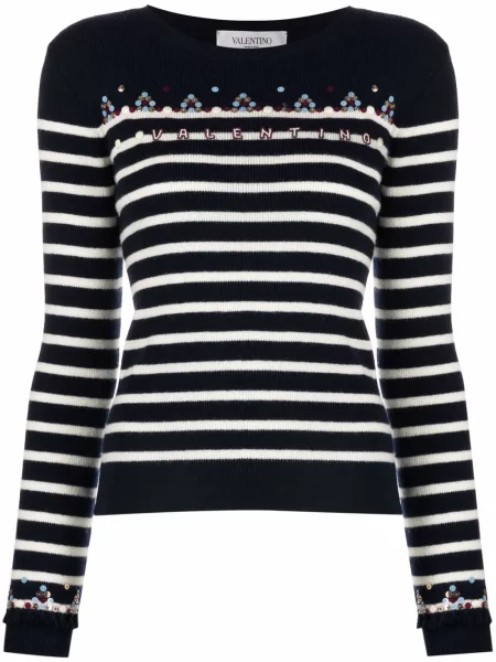 Pulover Valentino cu broderie
