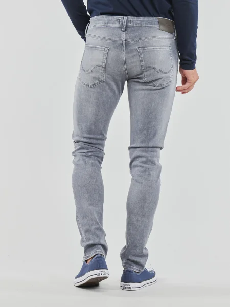 JACK & JONES Džínsy Glenn denim / čierna sivý
