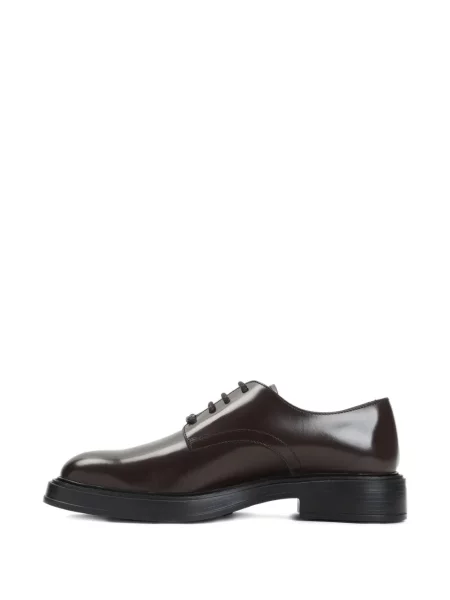 Pantofi derby Tod's cu șireturi din piele negru