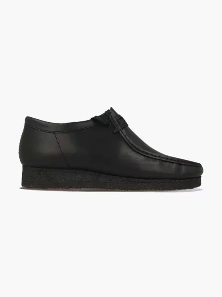 Clarks Originals pantofi de piele Wallabee negru
