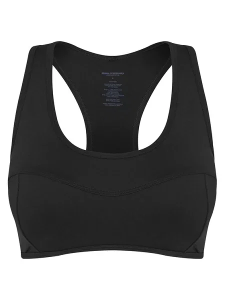 Girlfriend Collective Špotni nedrček Connie črna