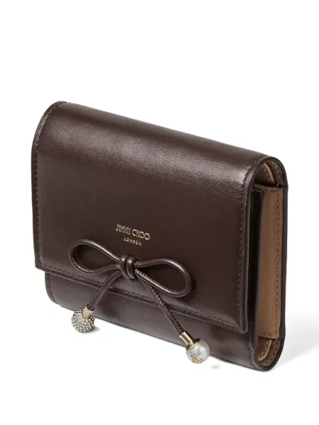 Portofel Jimmy Choo cu funde maro