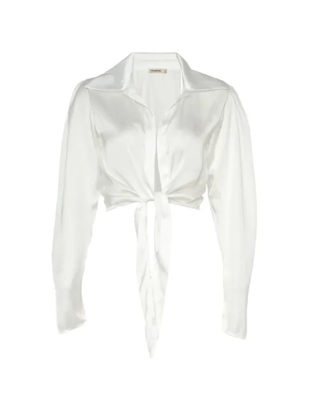 Koszula Paramidonna z perełkami biała