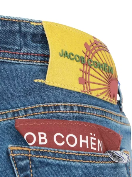 Blugi Jacob Cohën cu 5 buzunare albastru