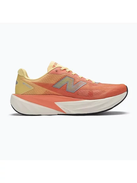 Buty do biegania New Balance FuelCell Rebel V5 tangerine heat/silver metallic pomarańczowe