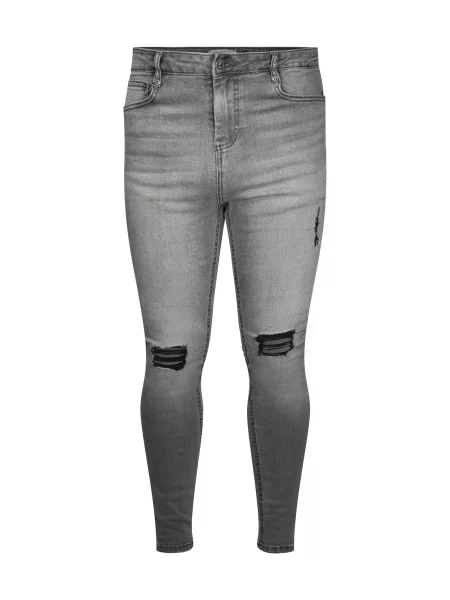 SikSilk Jeans denim gri