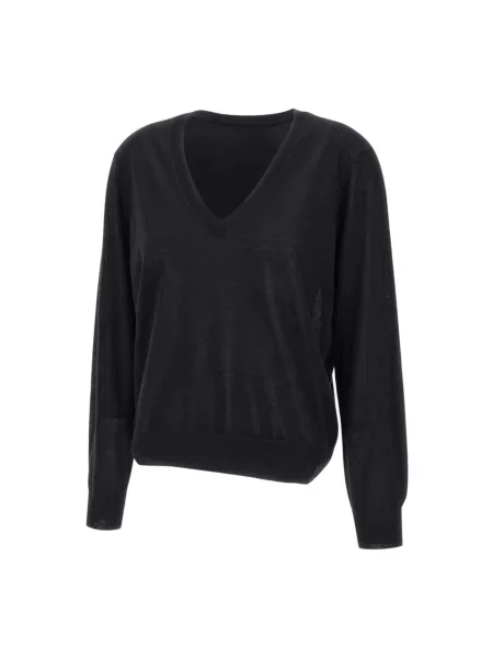 Sweter Loulou De Saison z kaszmiru czarny
