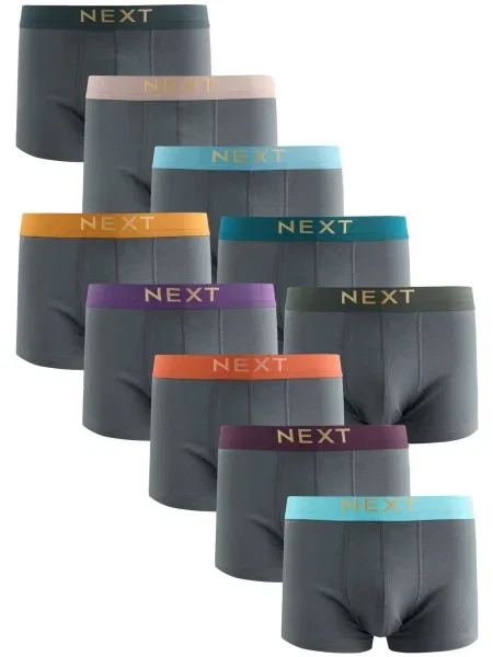 Next Boksarice svetlo modra / kari / temno siva črna