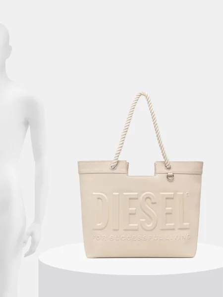 Kézitáska Diesel bézs